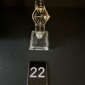 Women’s Collezio Black and Gold Watch